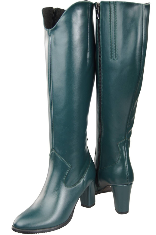 Stilvolle Damen Malachit Stiletto Stiefel Naturleder 211 ElitaBut