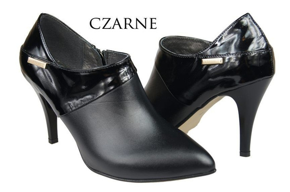 Schuhe Damenschuhe, Naturleder, Schwarz 865 ElitaBut