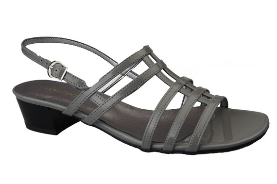 Damenschuhe Sandalen Flacher Absatz Grau 622 ElitaBut