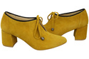 Damenschuhe Zitronenschuhe Natursamtleder 183 ElitaBut