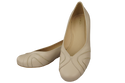 Damenschuhe Pumps Naturleder Cappuccino Lico 786 ElitaBut