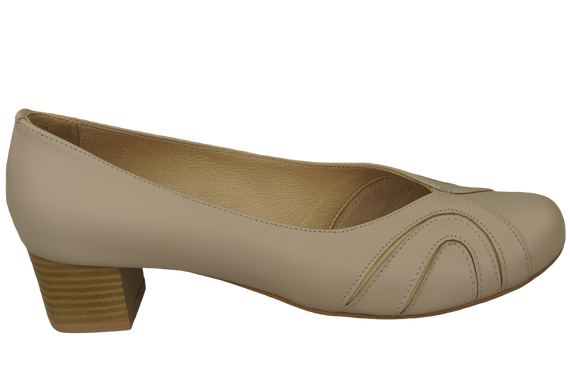 Damenschuhe Pumps Naturleder Cappuccino Lico 786 ElitaBut