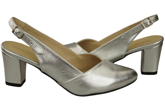 Damen Footwear Silber Stiletto Sandalen Natural Leder 217 ElitaBut