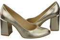 Damenschuhe Goldene Pumps, Naturleder 179 ElitaBut