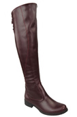 Schuhe Damenstiefel Stiefel Overknee-Stiefel Naturleder Burgund 121 ElitaBut