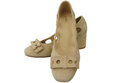 Damenschuhe Pumps Beige Natürliches Wildleder 182 ElitaBut