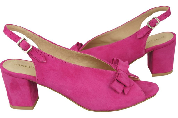 Damenschuhe Sandalen Fuchsia Naturleder Wildleder 148 ElitaBut