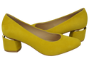 Damenschuhe Zitronenpumps Natürliches Wildleder 143 Von ElitaBut
