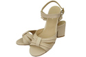 Damenschuhe Beige Sandalen, Naturleder 168 ElitaBut