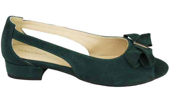 Schuhe Damensandalen Grünes natürliches Wildleder 994 Kombination aus Stil und Komfort ElitaBut