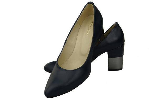 Damenschuhe Pumps Marineblau Naturleder 144 ElitaBut