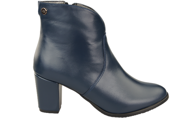 Winterstiefel für Damen, Naturleder, Marineblau 152 von ElitaBut