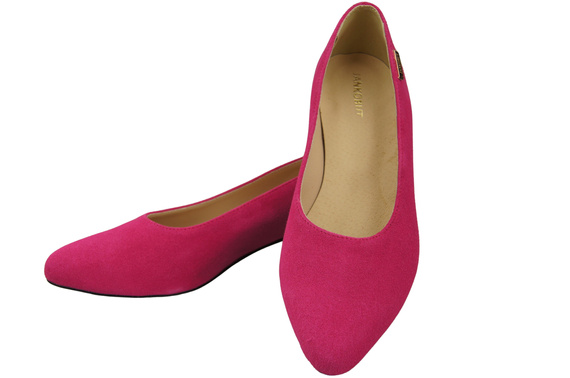 Bequeme Damen-Schuhe Purpurfarbig aus echtem Veloursleder 220 Z ElitaBut