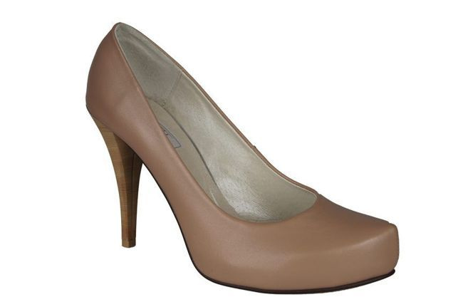 Damenschuhe Pumps Naturleder Cappuccino Lico 644 ElitaBut