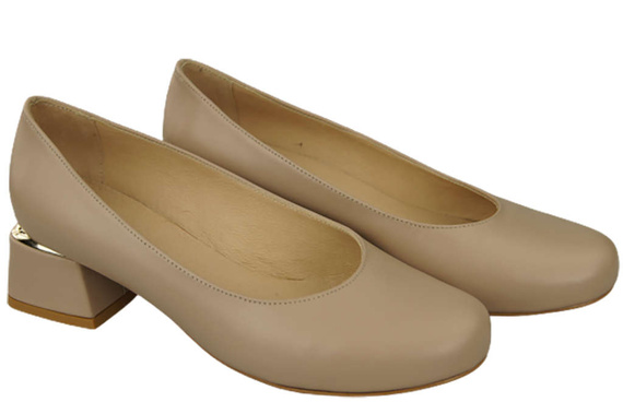 Damenschuhe Pumps Naturleder 159 Cappuccino Lico ElitaBut