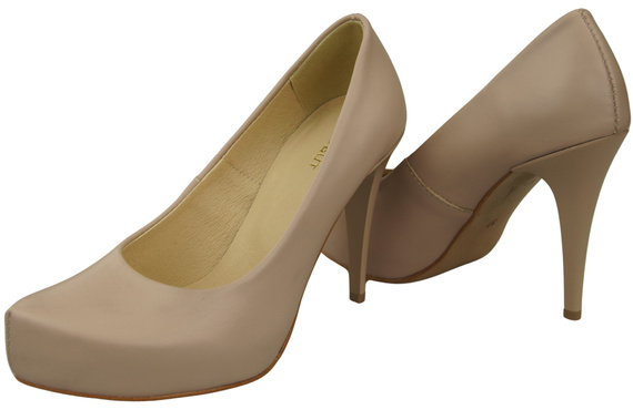 Damen Footwear Cappuccino Blass Stiletto Pumps Naturleder 205 ElitaBut