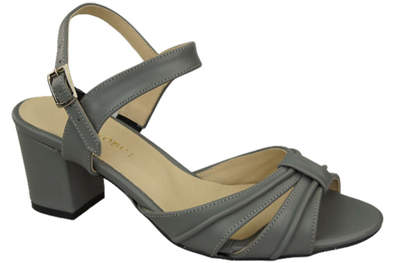 Damenschuhe Sandalen Grau Naturleder 168 ElitaBut