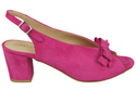 Damenschuhe Sandalen Fuchsia Naturleder Wildleder 148 ElitaBut