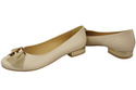 Damen Ballerinas, Naturleder, Beige 894 ElitaBut
