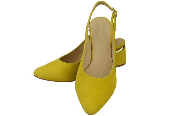 Damensandalen aus natürlichem Wildleder Lemon Eleganz und Komfort 196 von ElitaBut