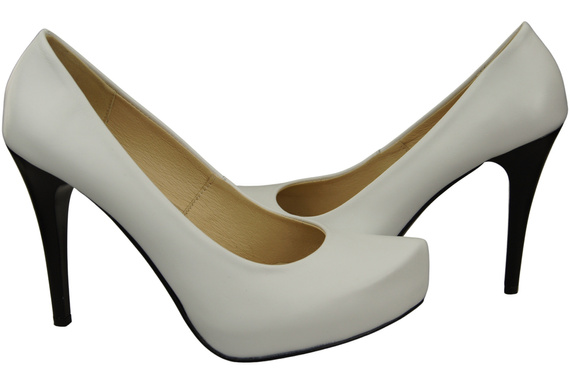 Damen Footwear Weiß Stiletto Pumps Naturleder 205 ElitaBut