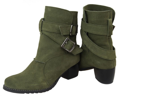 Damenstiefel Naturveloursleder Flasche 119 ElitaBut