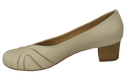 Damenschuhe Pumps Naturleder Beige Ecru 786 ElitaBut