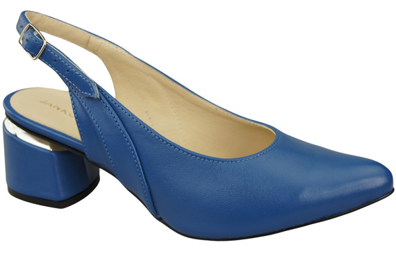 Damenschuhe Sandalen Blau Naturleder 196 ElitaBut