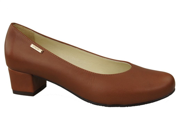 Damenschuhe Pumps Naturleder 116 Braun ElitaBut