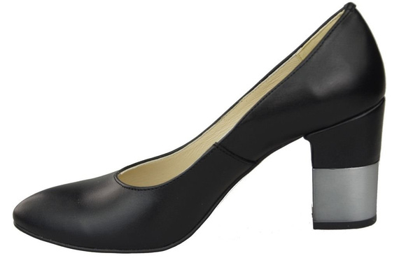 Damenschuhe Pumps Schwarz Naturleder 144 ElitaBut