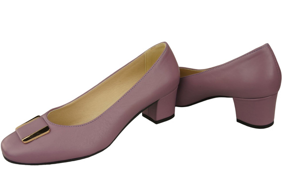 Damenschuhe Pumps Naturleder 187 Lila ElitaBut