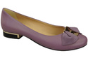 Damen Ballerinas Naturleder Lila 894 ElitaBut