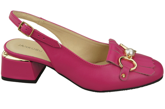 Damenschuhe Purpurfarbig Sandalen mit Fransen verziert Naturleder 208 ElitaBut