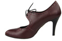 Damenschuhe Pumps Naturleder Burgund 553 ElitaBut