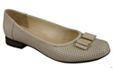 Damen Ballerinas, Naturleder, Beige 859 ElitaBut