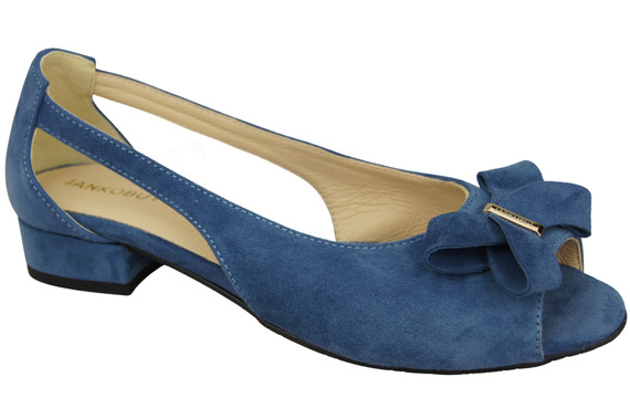 Schuhe Damensandalen Blaues natürliches Wildleder 994 Kombination aus Stil und Komfort ElitaBut
