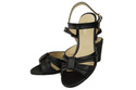 Damenschuhe Sandalen Schwarz Naturleder 168 ElitaBut