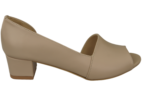 Damenschuhe Cappuccino Sandalen Narbenleder 147 ElitaBut