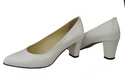 Damenschuhe Pumps, Naturleder, Weißlack 974 ElitaBut