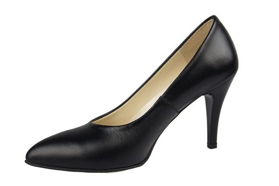 Damenschuhe Pumps Naturleder Schwarz 816 ElitaBut