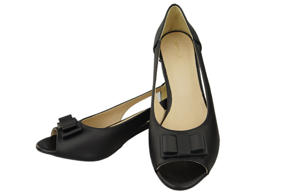 Damenschuhe Sandalen Schwarz Naturleder 145 ElitaBut