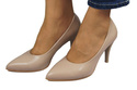 Damenschuhe Pumps Naturleder Cappuccino 816 ElitaBut