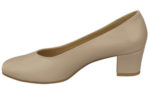 Damenschuhe Pumps Naturleder 172 Cappuccino ElitaBut