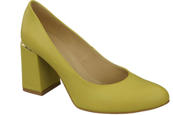Damenschuhe Zitronenpumps, Naturleder 179 ElitaBut