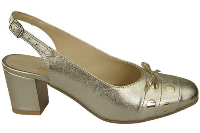 Damenschuhe Sandalen Gold Naturleder 167 ElitaBut