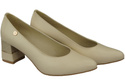 Damenschuhe Pumps Beige, Naturleder 142 ElitaBut