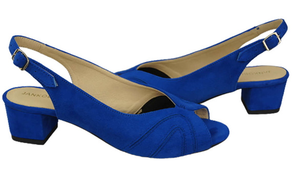 Damenschuhe Sandalen, natürliches Wildleder, Azure 991 ElitaBut