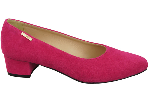 Bequeme Damen-Schuhe Purpurfarbig aus echtem Veloursleder 220 Z ElitaBut