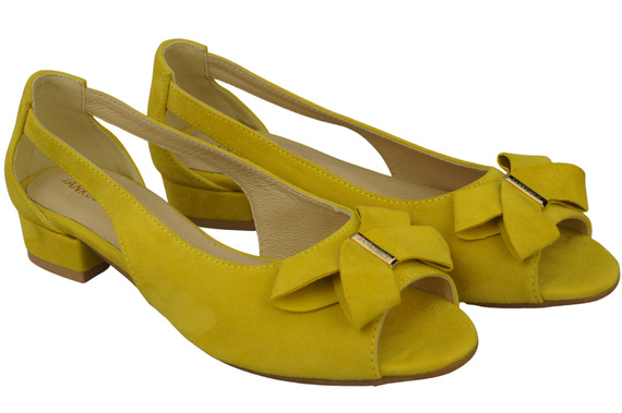 Schuhe Zitronensandalen für Damen, natürliches Wildleder 994 Kombination aus Stil und Komfort ElitaBut