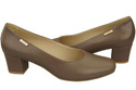 Damenschuhe Pumps Naturleder 172 Cappuccino ElitaBut
